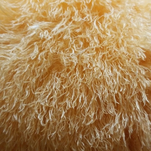 Orange Soft Fuzzy Pillow - Picture 3 of 3